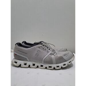 On Cloud 5 Mens Gray Running Shoes Sneakers Size 10